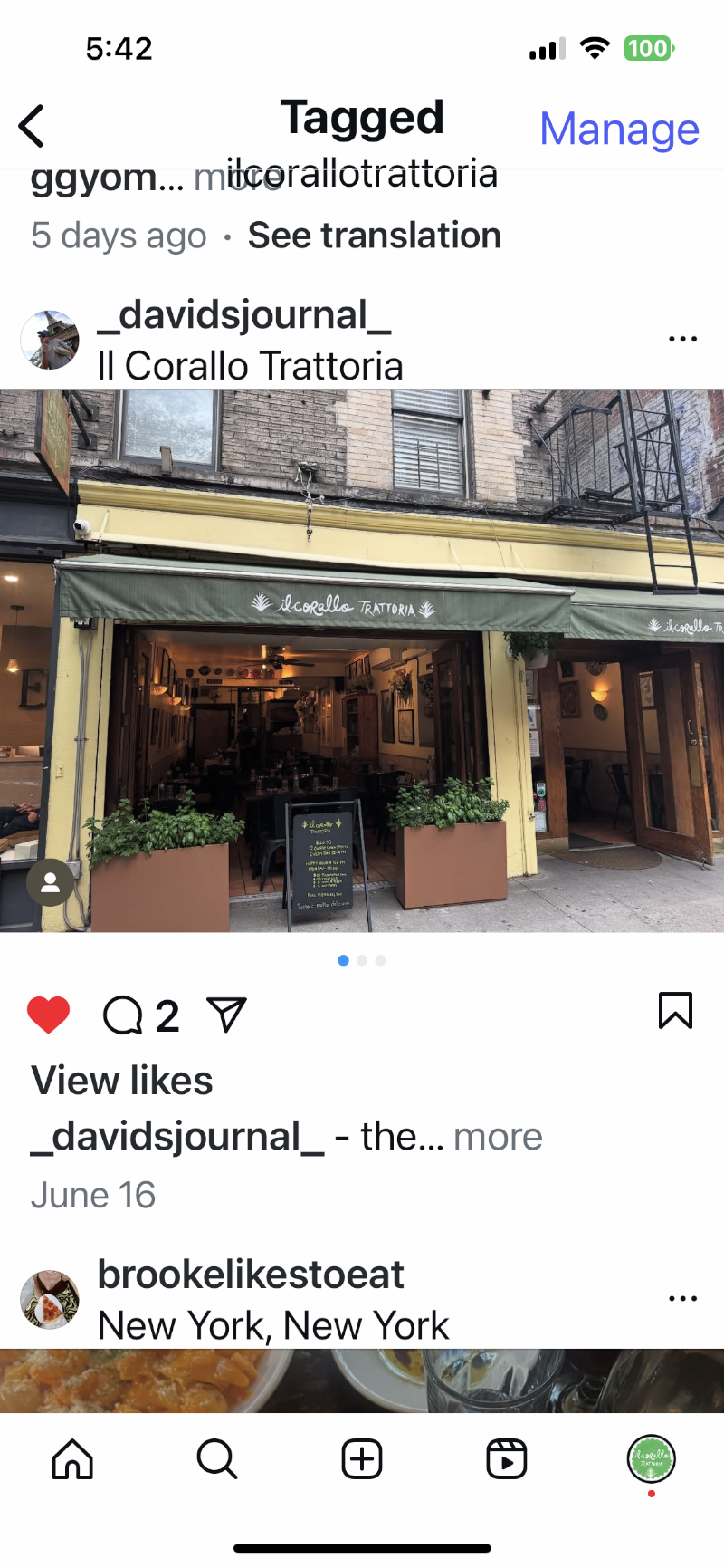 Il Corallo Trattoria