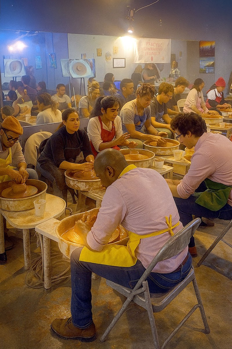 Color Cocktail Factory Pottery, Date Nights & Art Classes in Chicago